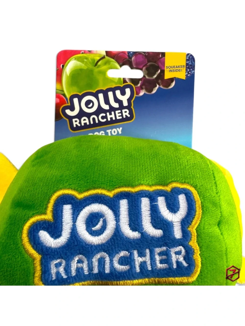 Jolly Rancher & Sour Patch Kids Dog Toy 2-Piece Plush Squeaker Bundle New